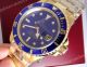 Rolex Sports Models Submariner Gold Blue Face Watch (1)_th.jpg